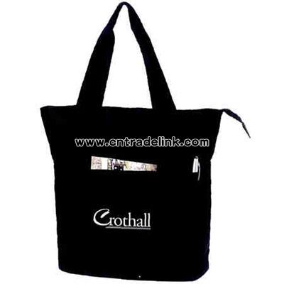 Promotional Large Recycled Zippered Tote Bag