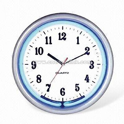 Promotional Neon Wall Clock