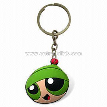 Promotional Rubber Keychain