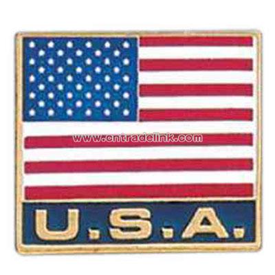 Promotional Usa - Stock Patriotic Design Lapel Pin