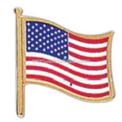 Promotional Usa Flags - Stock Patriotic Design Lapel Pin