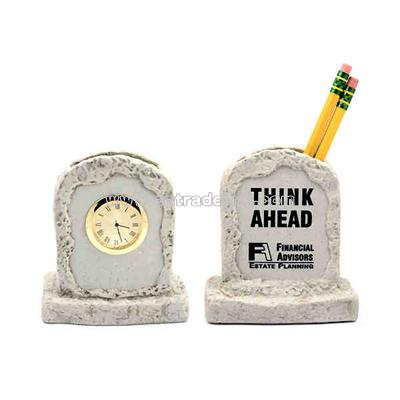 Pulverized Granite and Polyresin Pencil Cup