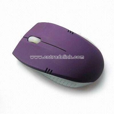 Purple Wired Optical Mouse