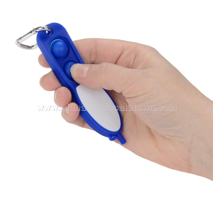 Push Pop Fidget Pen with Carabiner