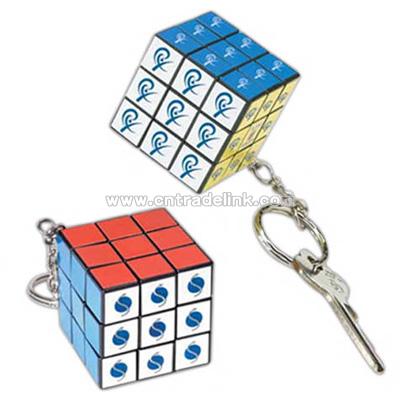 Puzzle cube key holder