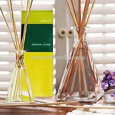 Pyramid Glass Bottle Reeds Fragrance Diffuser