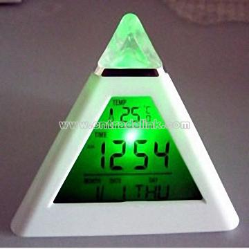 Pyramid LED Clock