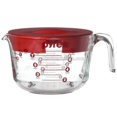 Pyrex 8-cup Measuring Cup with Lid