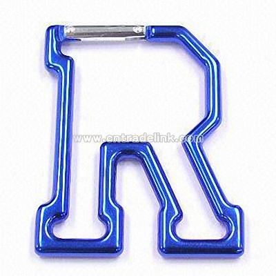 R-shape Aluminum Carabiner Hook