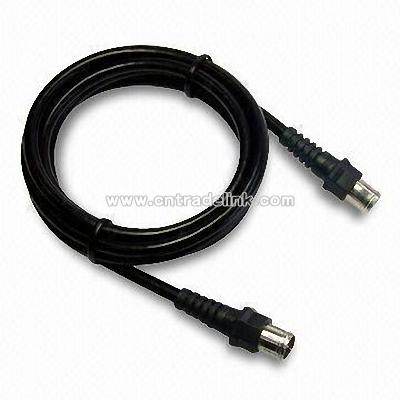 RG59 Audio/Video Quick F Plug to Quick F Plug Cable