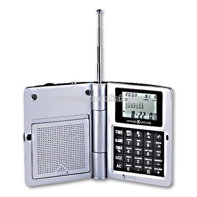 Radio Travel Alarm clock Calculator