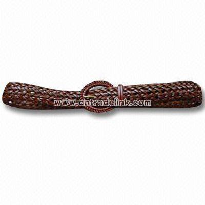Real Leather Stylish Braided Belt
