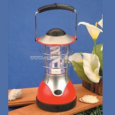Rechargeable Camping Lantern with Spiral tube and 12V DC Car Charger