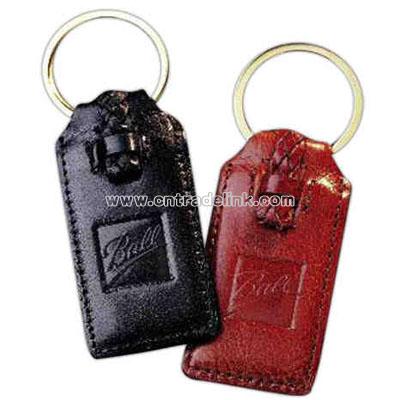 Rectangle - Leather Key Tag