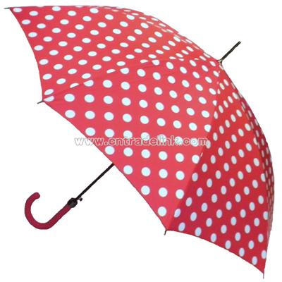 Red with White Polka Dots