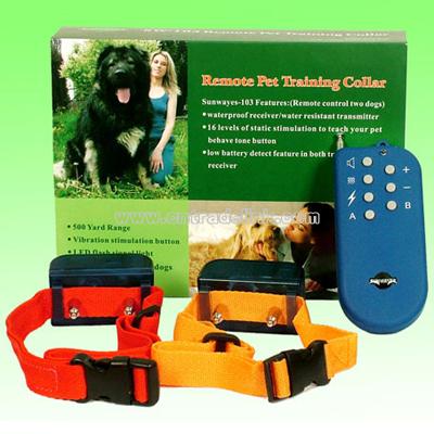 Remote Pet Training Collar (Three Dog Or Five Dog)