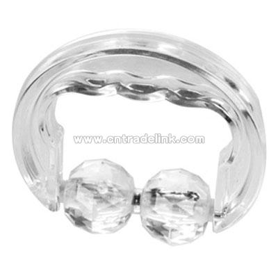 Ring Shaped Back Massager - Clear