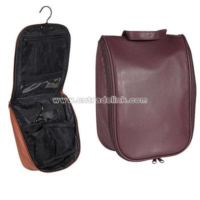 Royce Leather Toiletry Bag w/Removable Pouch