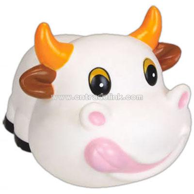 Rubber cow bank