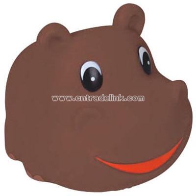 Rubber hippo bank