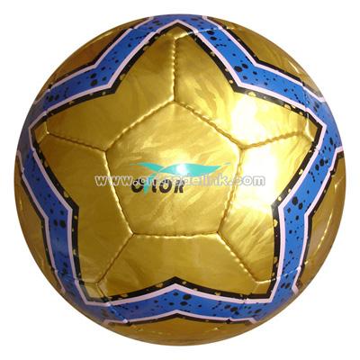 Semi PU Leather Handsewn Soccer Ball Size