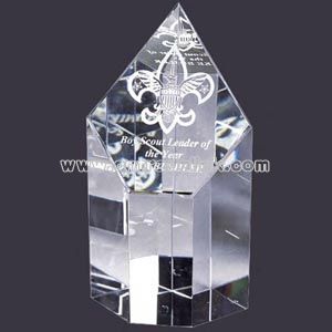 Shield tower crystal awards