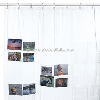 Shower Pics Vinyl Shower Curtain