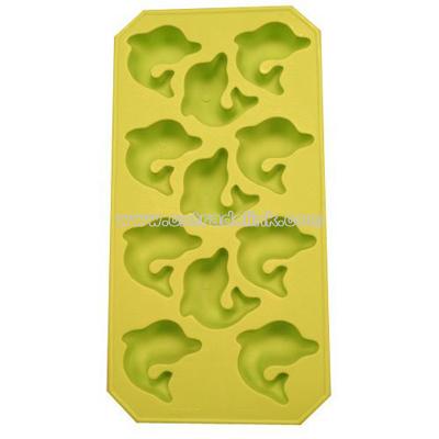 Silicone Ice Cube Tray, Dolphin