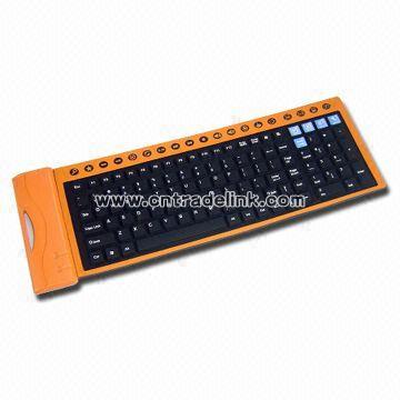 Silicone Keyboard with 18 Hot Keys