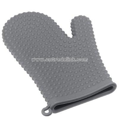 Silicone Solutions Gray Oven Mitt