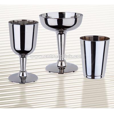 Silver Plastic Cup
