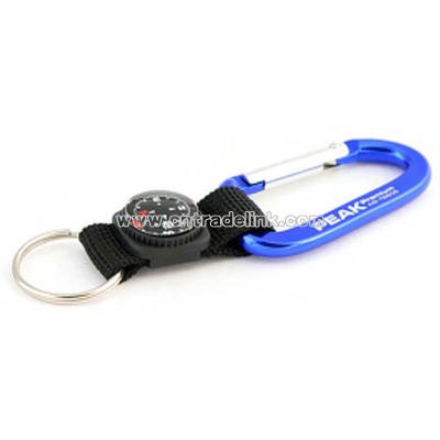 Sleek and durable anodized aluminum carabiner