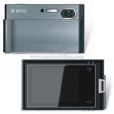Slim Digital Camera with 2.4-inch TFT Display and AVI Video Format