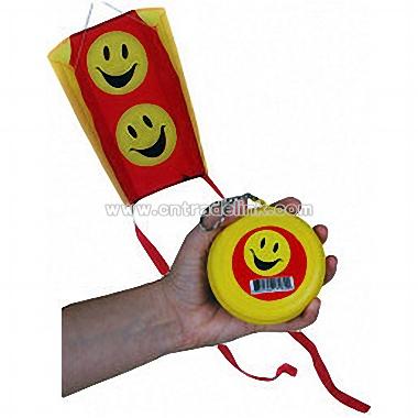 Smiley Face Keychain Kite