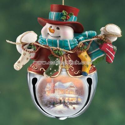 Snow-Bell Holidays Snowman Ornament
