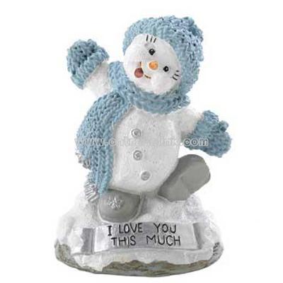 Snowbuddies Love You Figurine