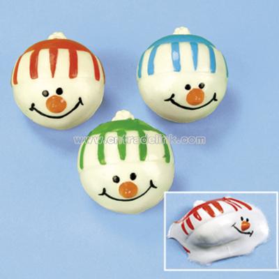 Snowman Sticky Splat Balls