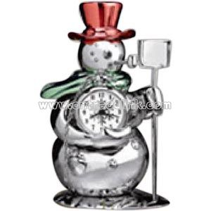 Snowman replica clock