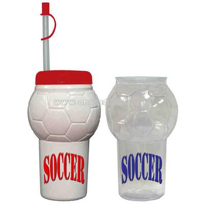 Soccer ball cup