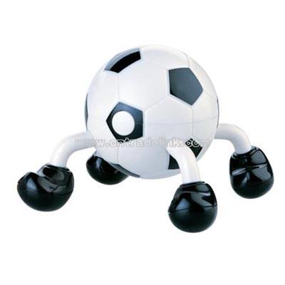 Soccer ball shaped mini massager