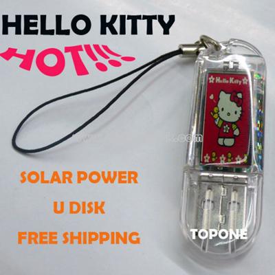 Solar Energy Hello Kitty U Disk