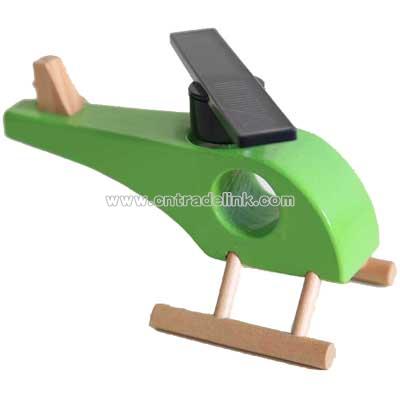 Solar Wooden Helicopter