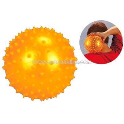 Solid color spiny squeeze ball massager