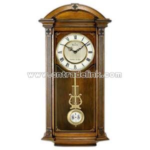 Solid wood clock