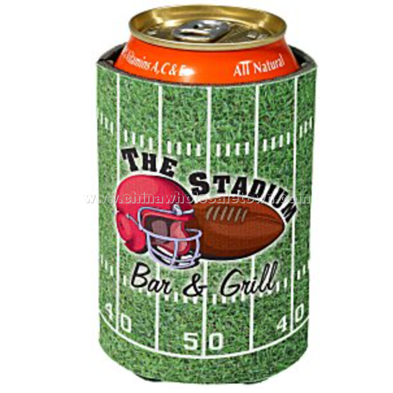 Sports Action Pocket Can Holder - Gridiron