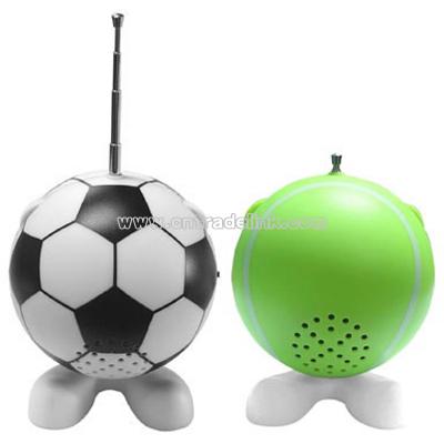 Sports Ball Design Radio