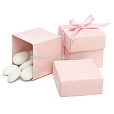 Square Favor Boxes - Pink