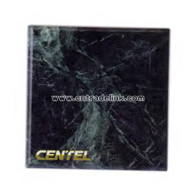 Square Single green Hualien marble coaster
