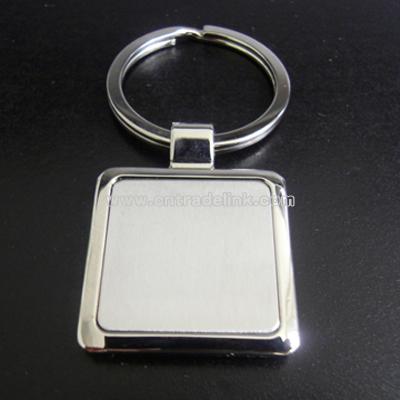 Square keyt tag with keyring
