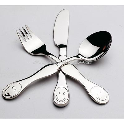 Stainless Steel Children Cutlery Set